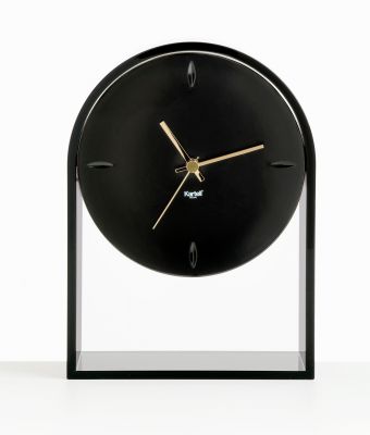 Air du Temps Tischuhr Kartell Schwarz